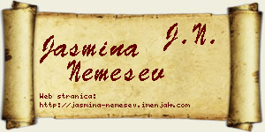 Jasmina Nemešev vizit kartica